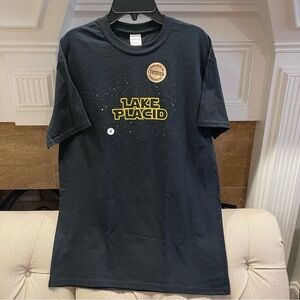 BS: NWT Lake Placid T-Shirt Black Graphic T “May the Forest be With You” Mens M
